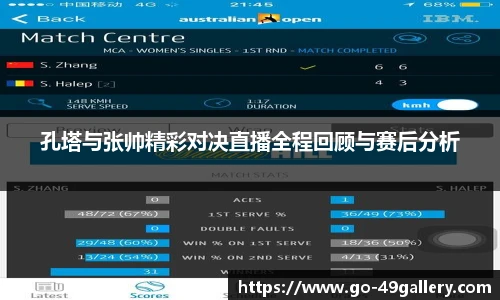 孔塔与张帅精彩对决直播全程回顾与赛后分析